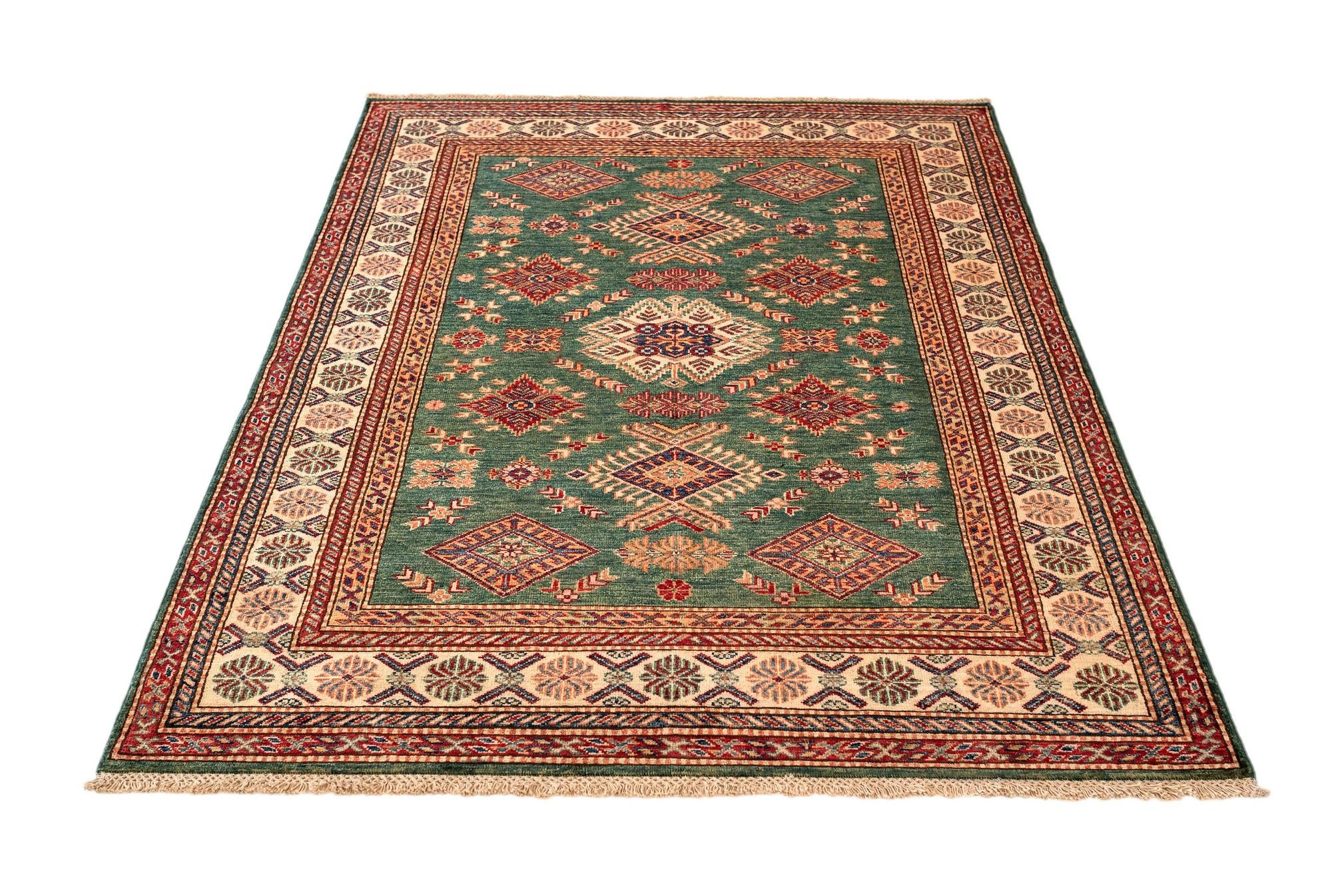 4' 8 x 6' 9 Kazak Wool Rug
