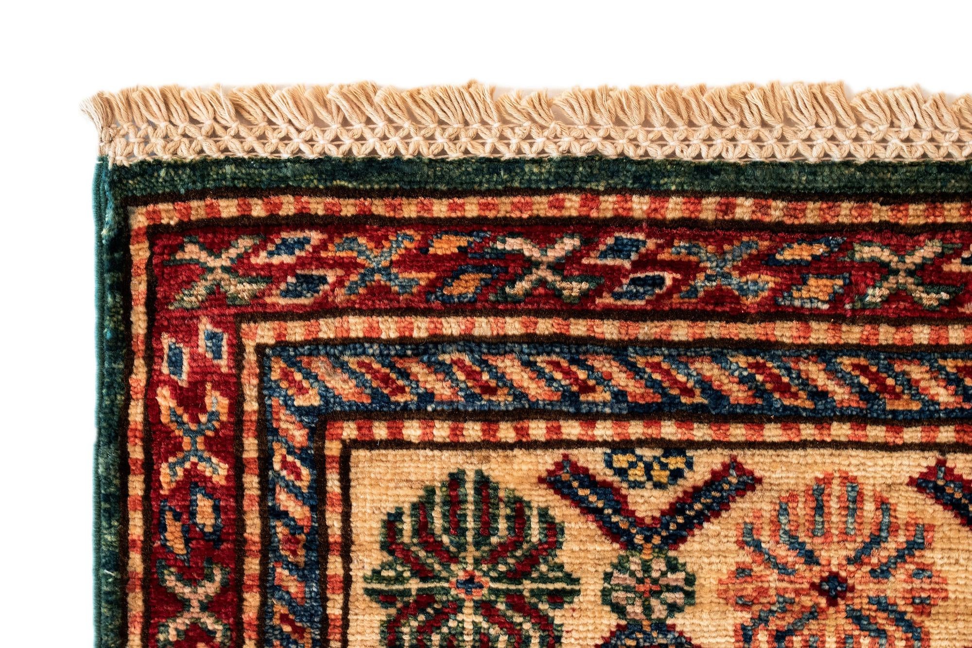 4' 8 x 6' 9 Kazak Wool Rug