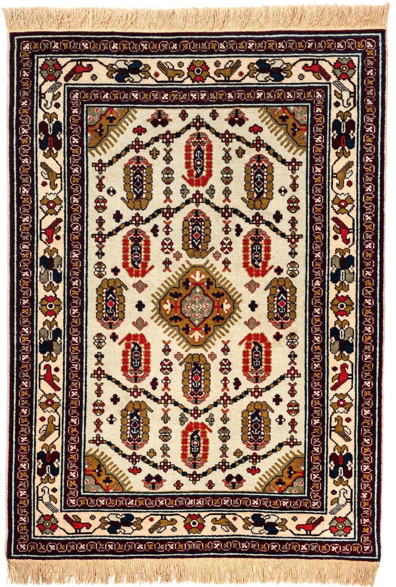 3' 4 x 4' 9 Kazak Rug