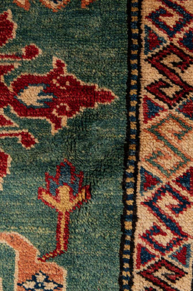 5' 10 x 7' 7 Hand Knotted Kazak Wool Rug