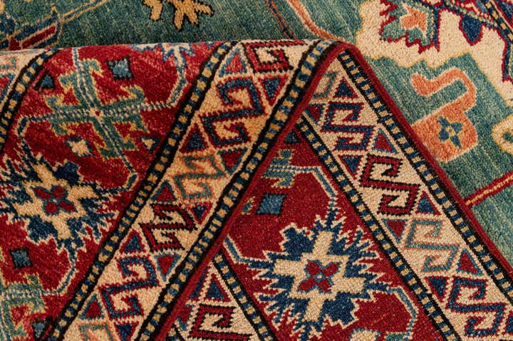 5' 10 x 7' 7 Hand Knotted Kazak Wool Rug