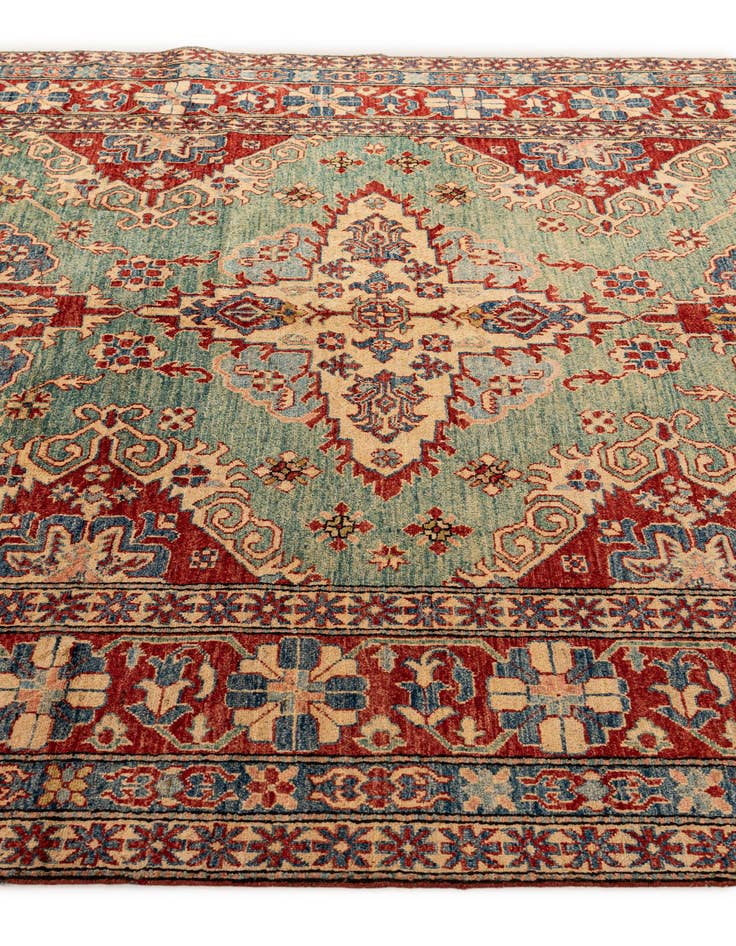 Detail image of 7' 8 x 10' 3  Hand Knotted Kazak Wool Rug