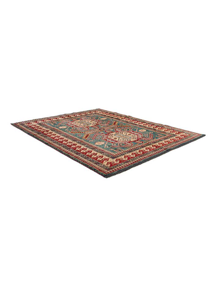 5' 2 x 6' 4 Hand Knotted Kazak Wool Rug