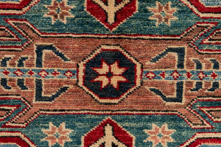 5' 2 x 6' 4 Hand Knotted Kazak Wool Rug