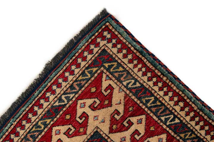 5' 2 x 6' 4 Hand Knotted Kazak Wool Rug