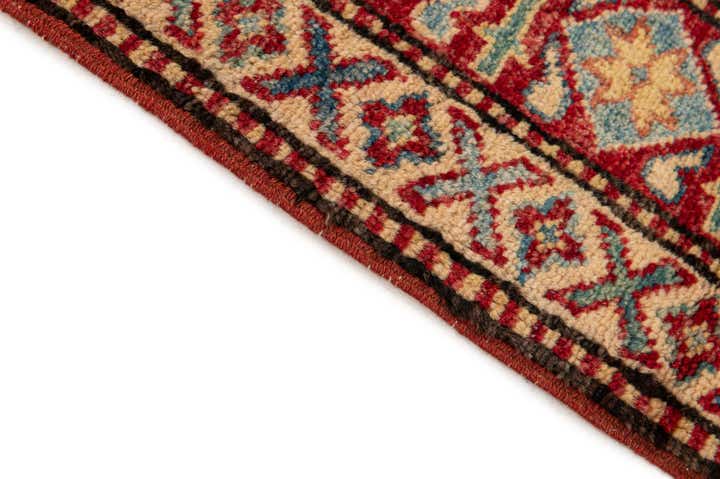 3' 3 x 4' 11 Hand Knotted Kazak Wool Rug