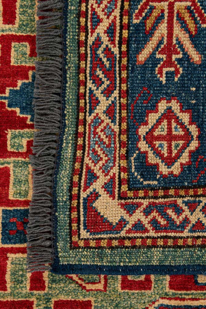 3' 11 x 5' 9 Hand Knotted Kazak Wool Rug