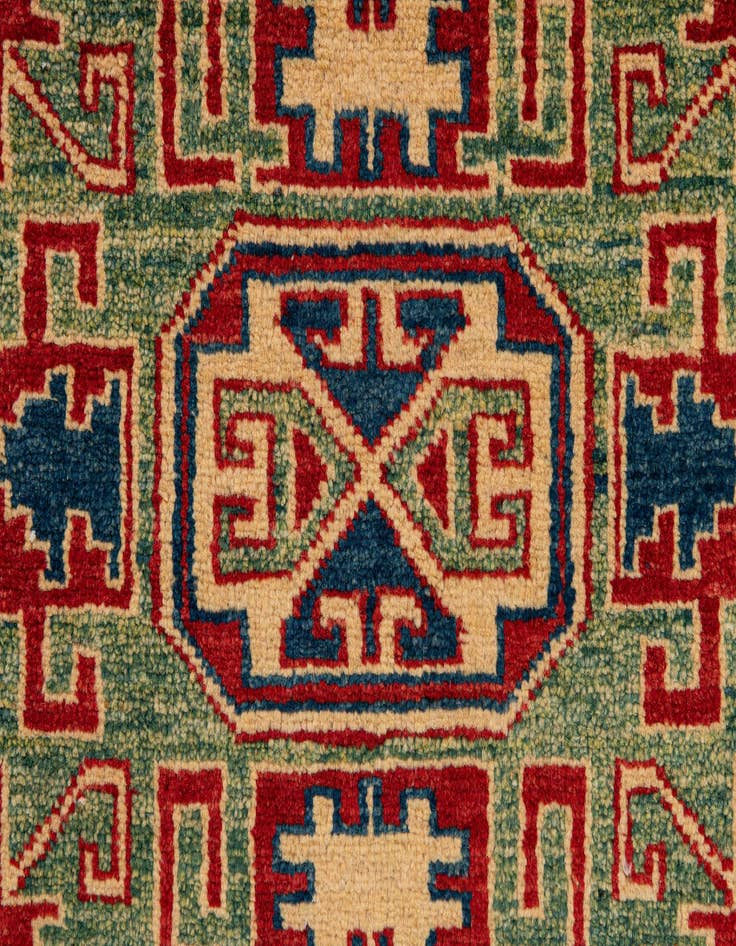 Detail image of 3' 11 x 5' 9  Hand Knotted Kazak Wool Rug