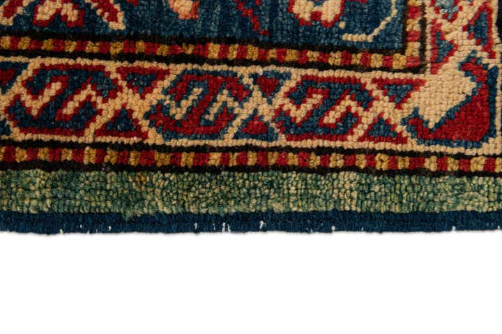 3' 11 x 5' 9 Hand Knotted Kazak Wool Rug