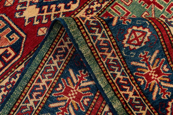 3' 11 x 5' 9 Hand Knotted Kazak Wool Rug