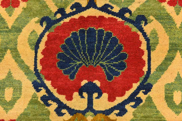 5' x 7' Hand Knotted Kazak Rug