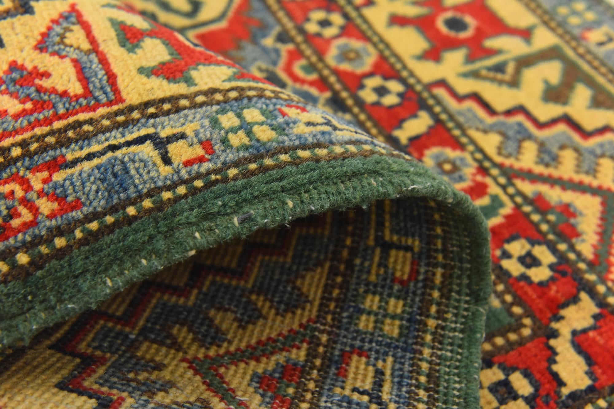 2' 9 x 4' Hand Knotted Kazak Rug