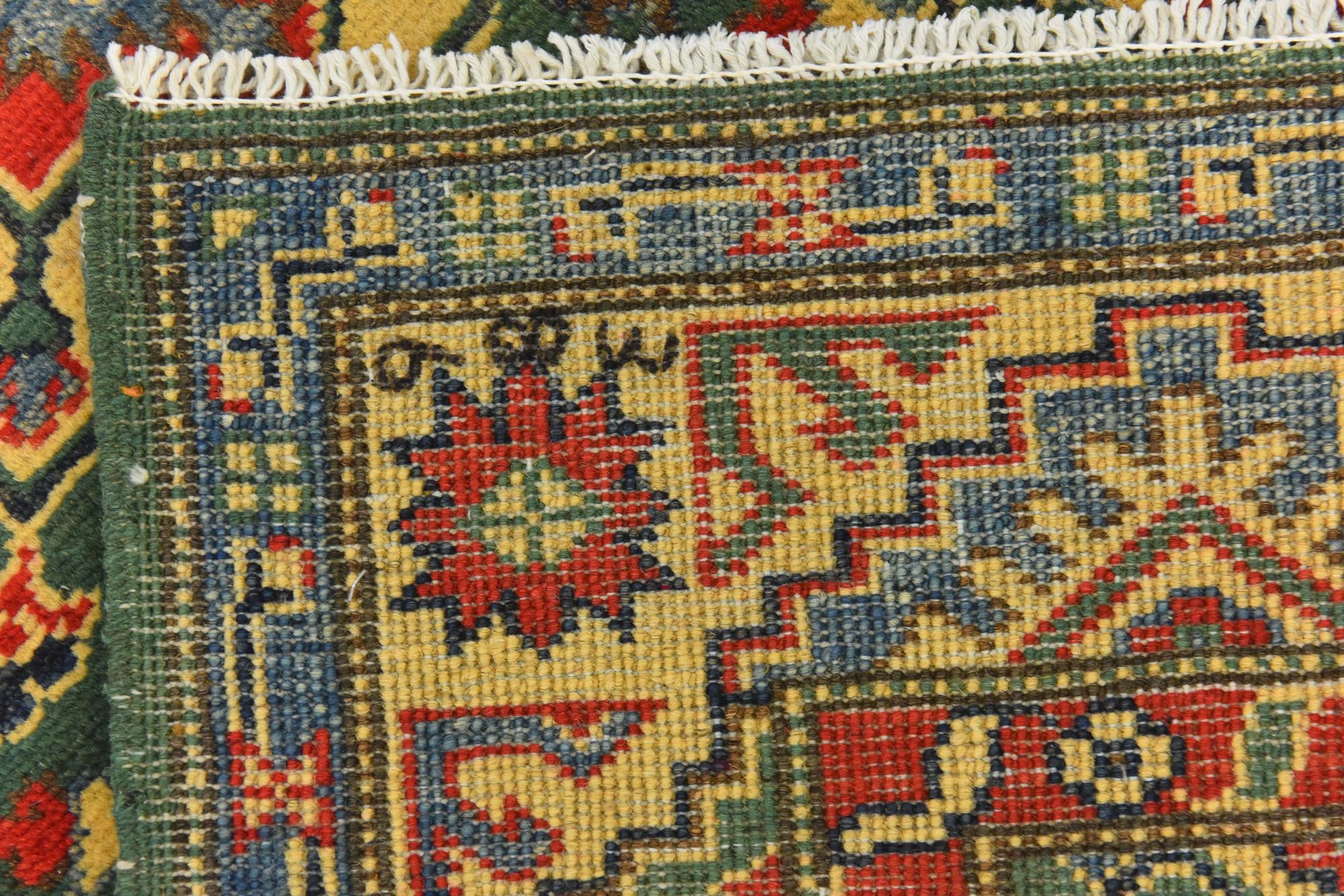 2' 9 x 4' Hand Knotted Kazak Rug