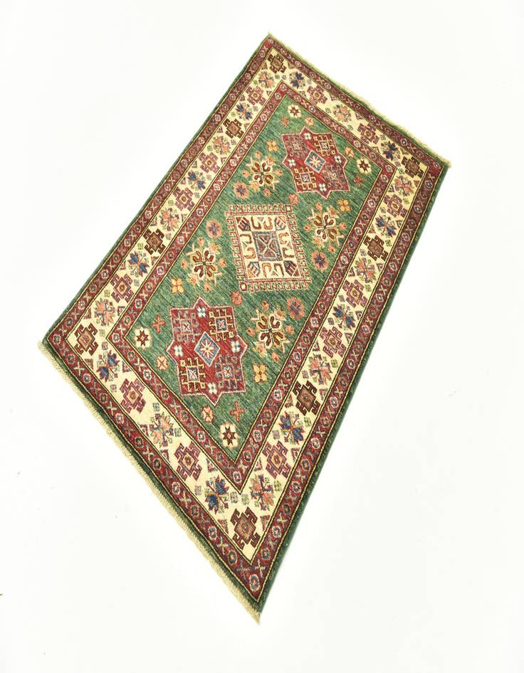 Detail image of 2' 10 x 4' Hand Knotted Kazak Oriental Rug