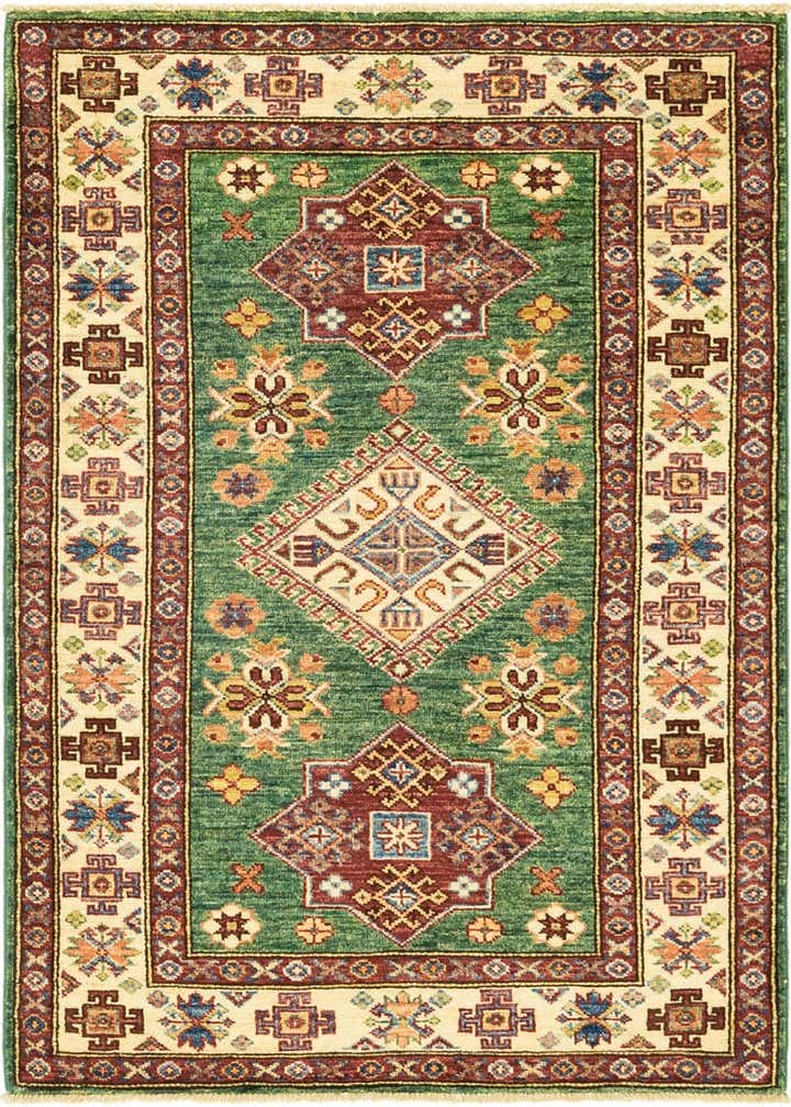 2' 10 x 4' Hand Knotted Kazak Oriental Rug