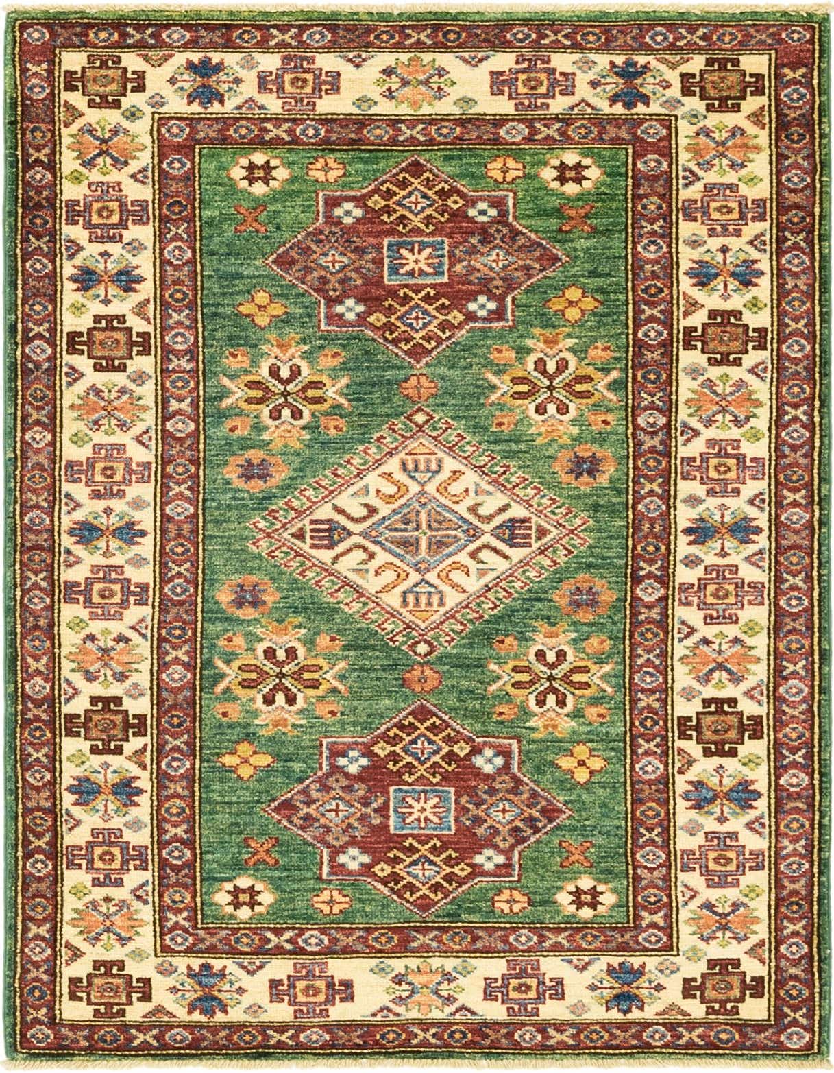 2' 10 x 4' Hand Knotted Kazak Oriental Rug