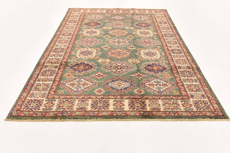 Detail image of 4' x 6' Hand Knotted Kazak Oriental Rug