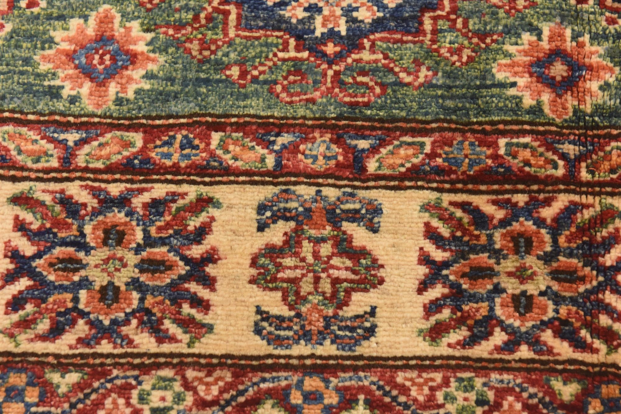 4' x 6' Hand Knotted Kazak Oriental Rug
