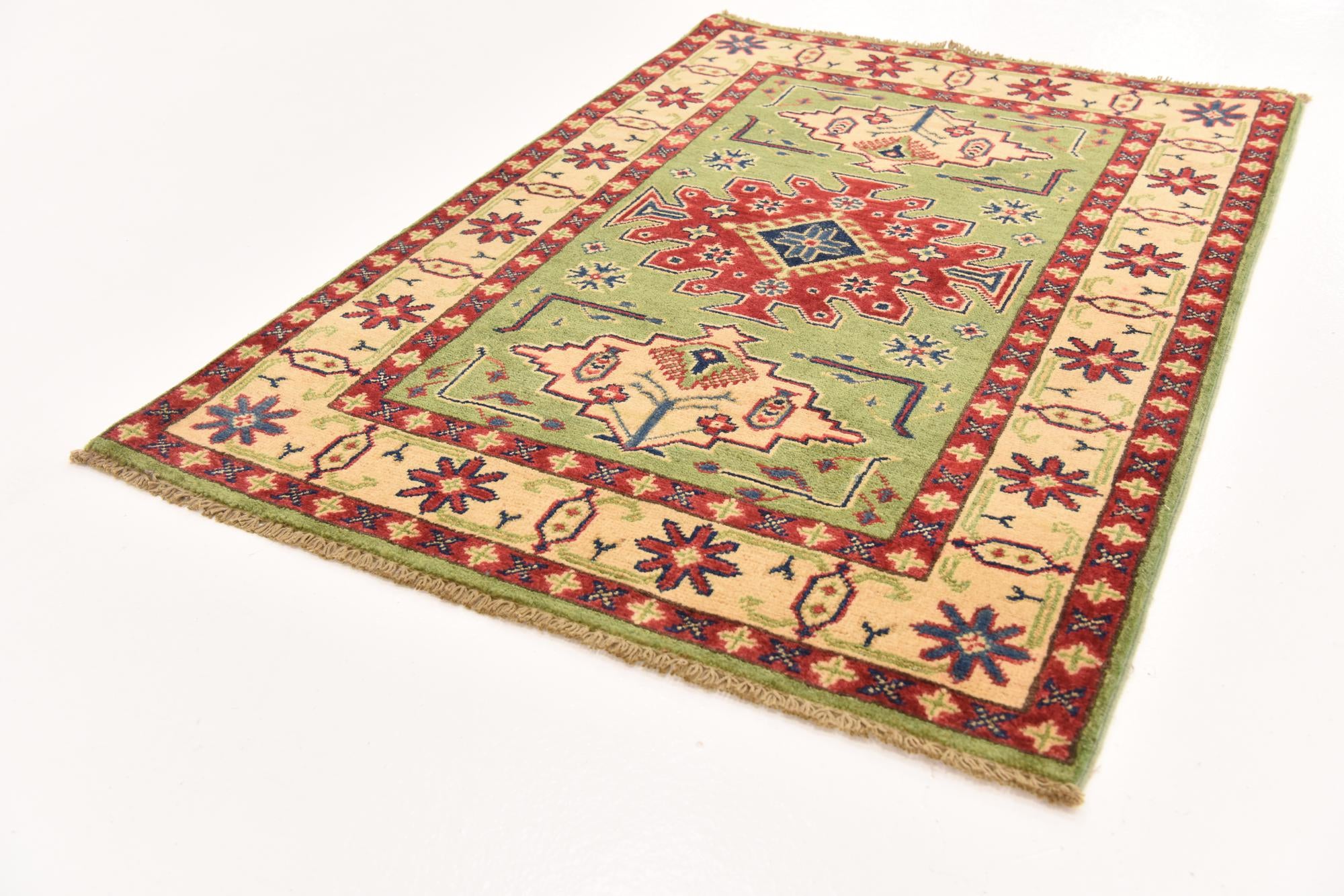 2' 9 x 3' 10 Hand Knotted Kazak Rug