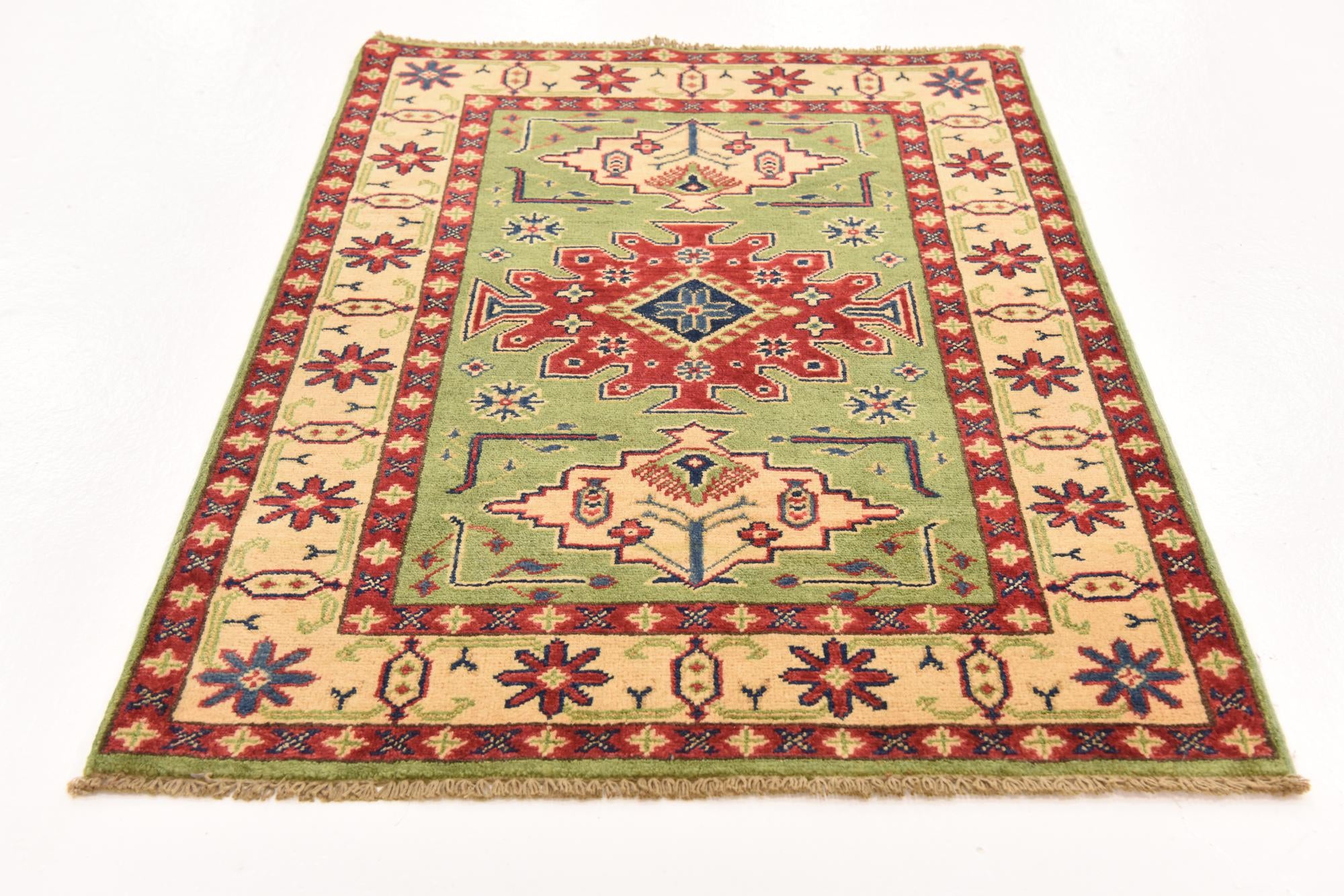 2' 9 x 3' 10 Hand Knotted Kazak Rug