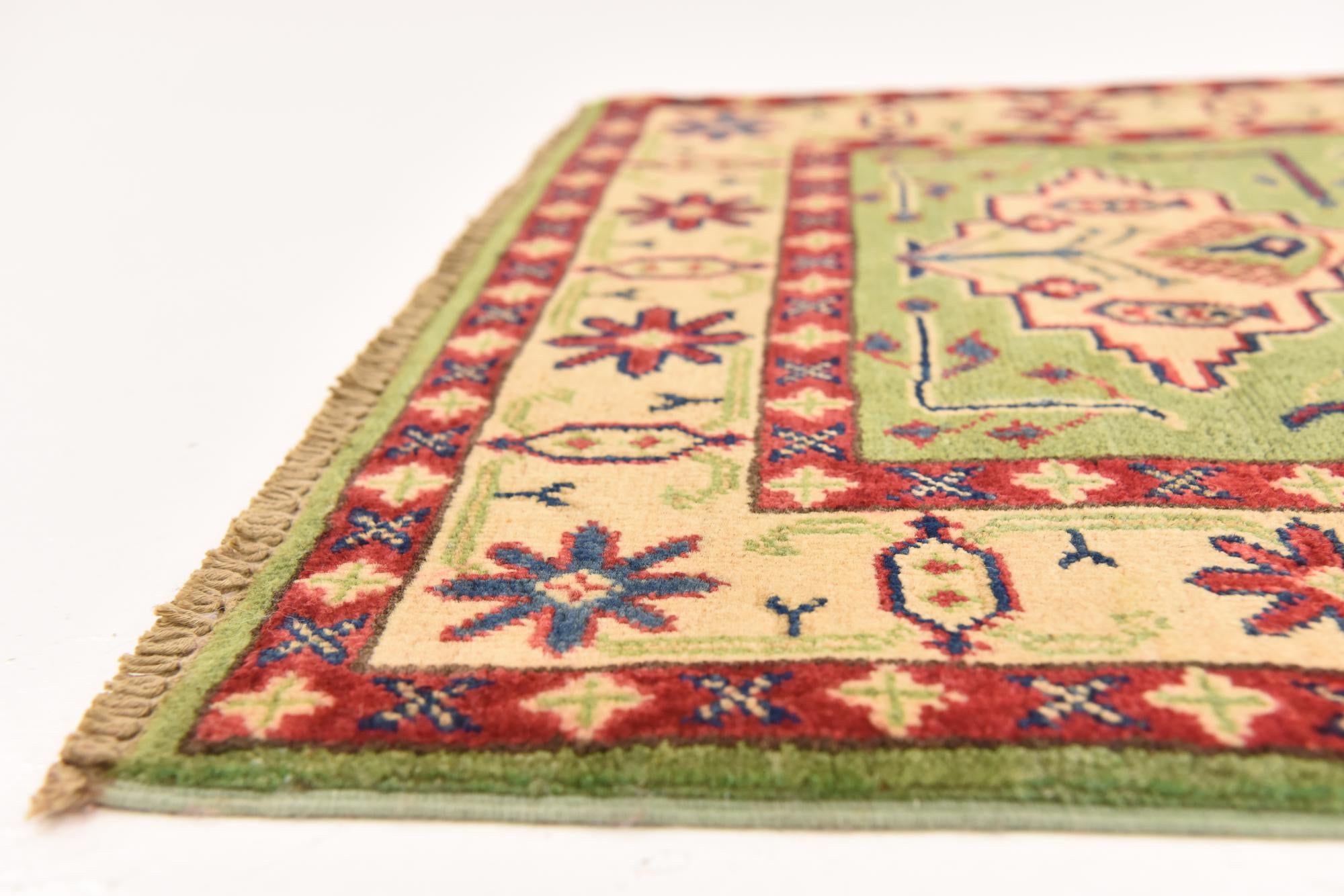 2' 9 x 3' 10 Hand Knotted Kazak Rug