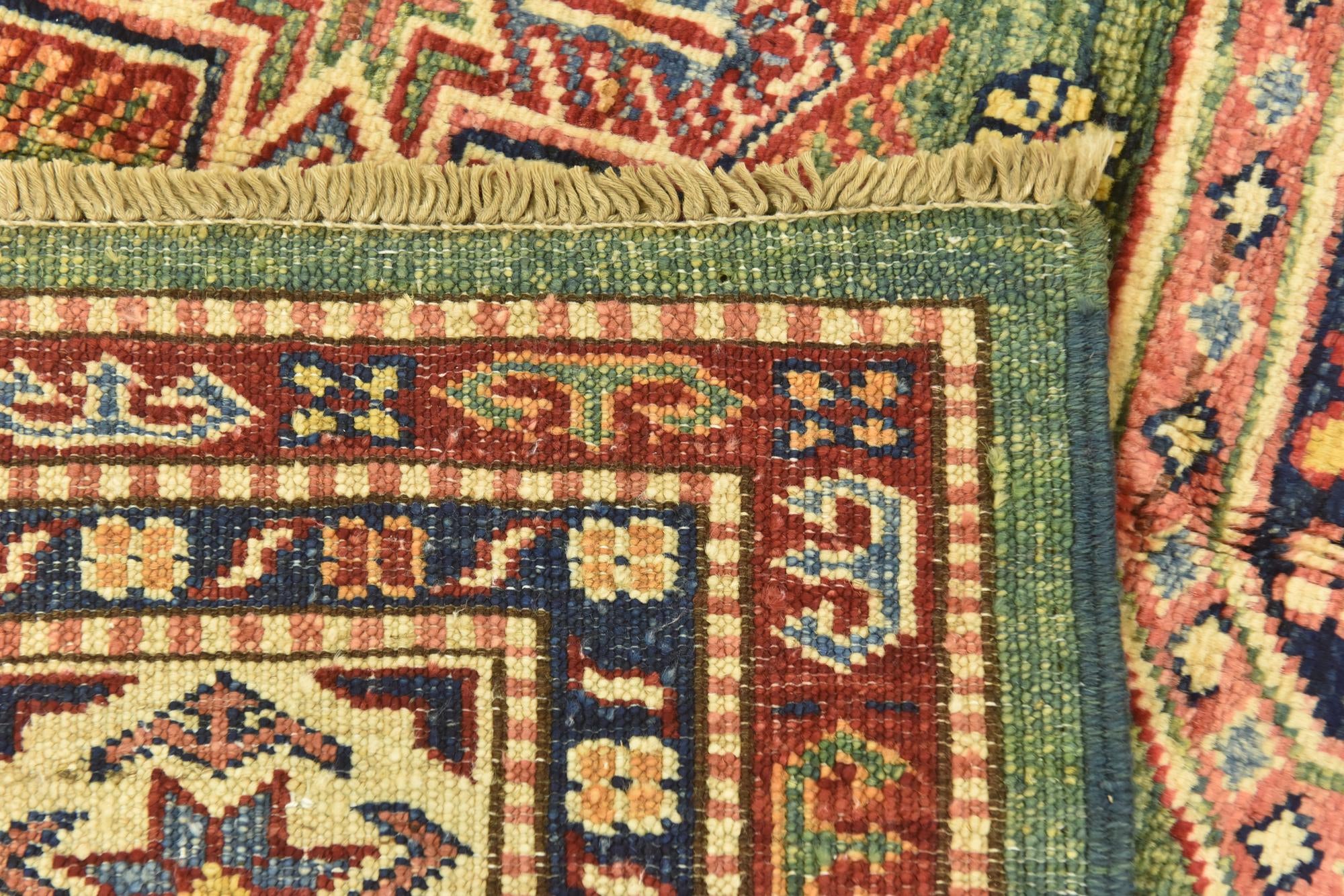 5' 9 x 7' 9 Hand Knotted Kazak Oriental Rug