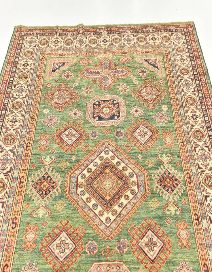 Detail image of 5' 9 x 7' 9 Hand Knotted Kazak Oriental Rug
