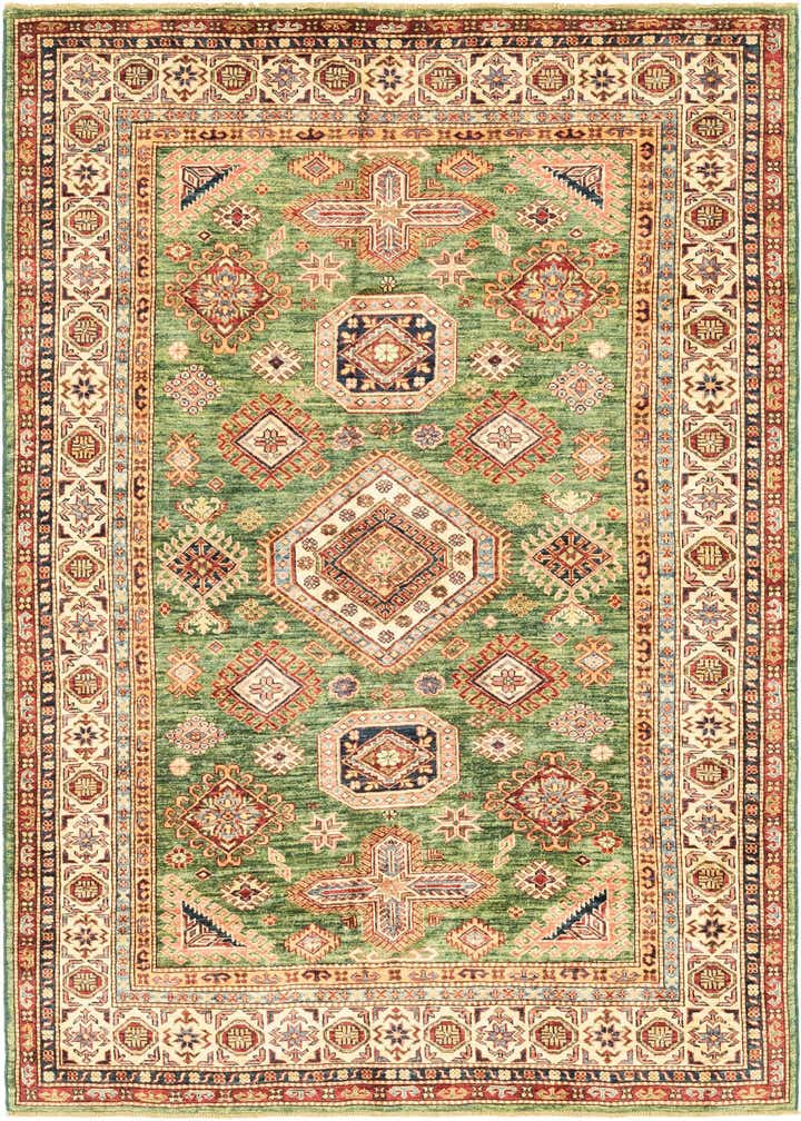 5' 9 x 7' 9 Hand Knotted Kazak Oriental Rug