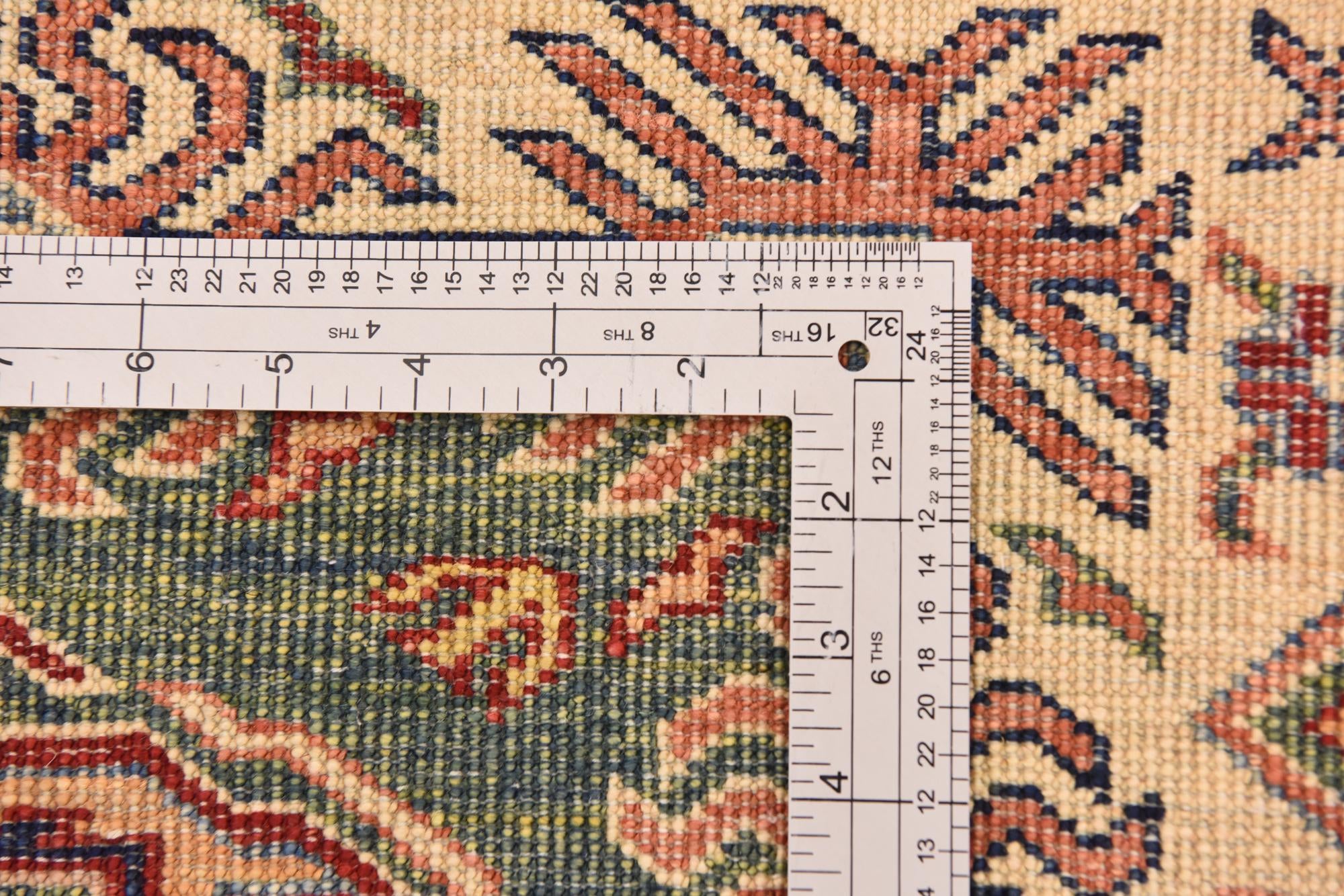 5' 6 x 8' Hand Knotted Kazak Oriental Rug