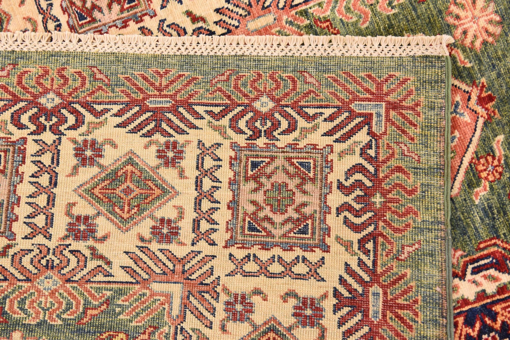 5' 6 x 8' Hand Knotted Kazak Oriental Rug