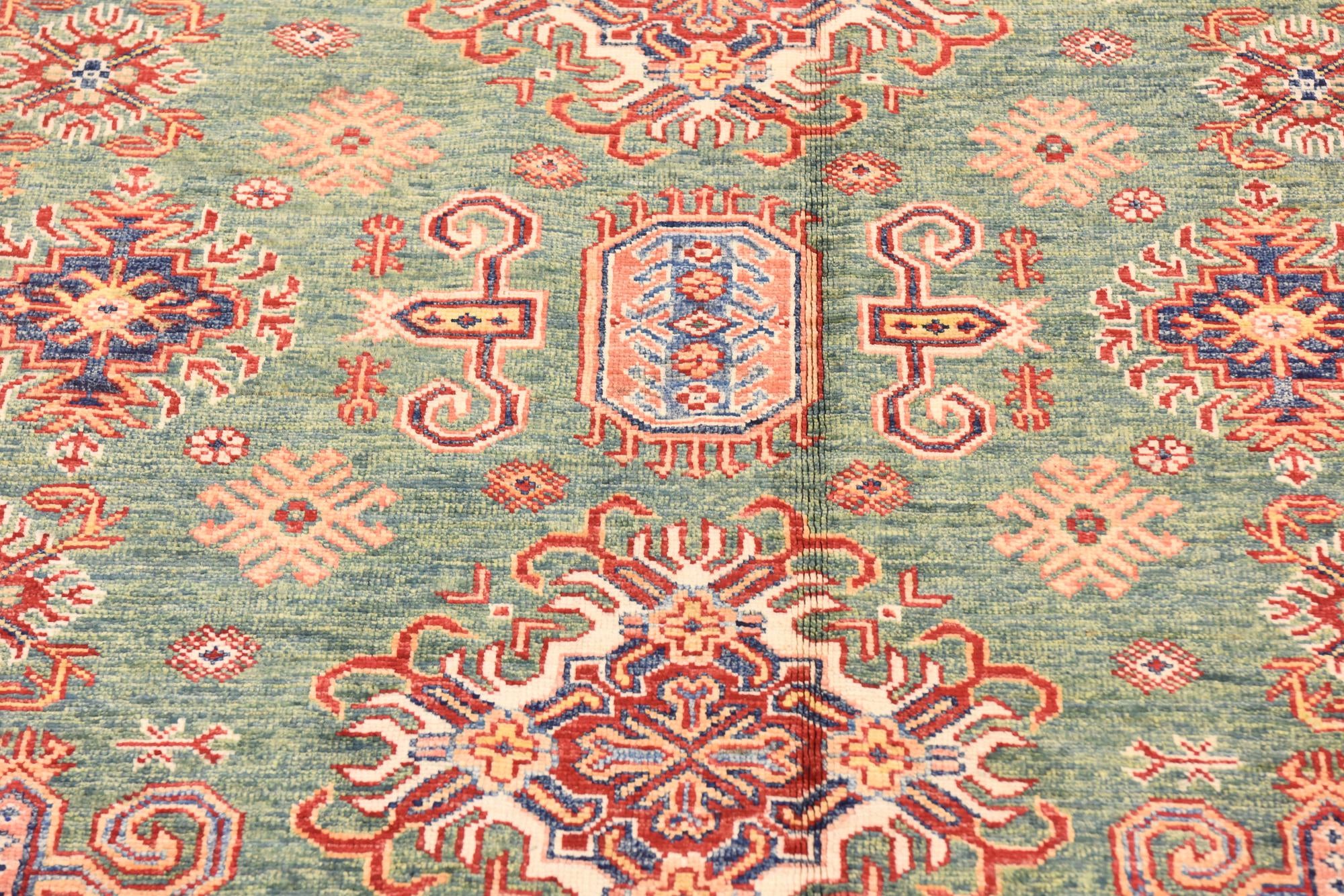 5' 9 x 7' 11 Hand Knotted Kazak Oriental Rug