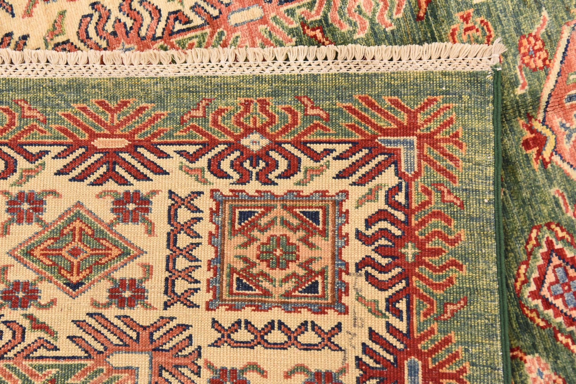 5' 8 x 7' 10 Hand Knotted Kazak Oriental Rug