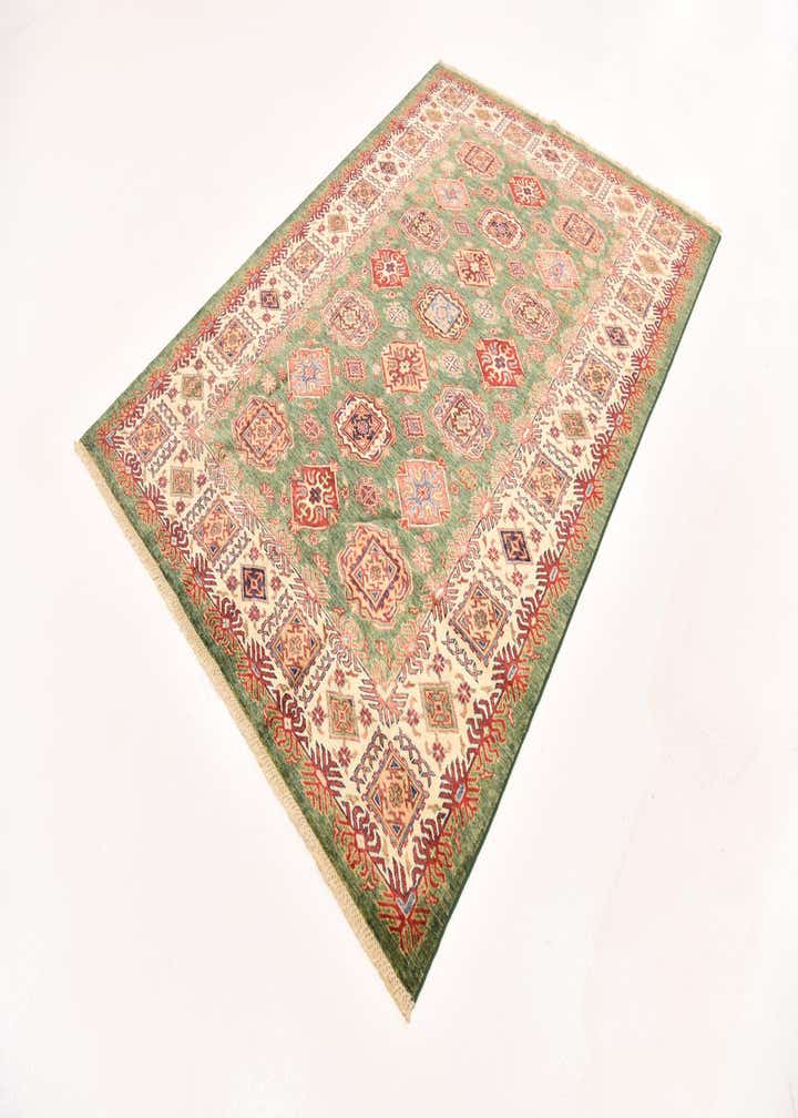 5' 8 x 7' 10 Hand Knotted Kazak Oriental Rug