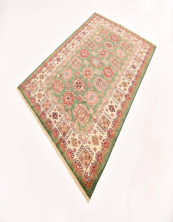 Detail image of 5' 8 x 7' 10 Hand Knotted Kazak Oriental Rug