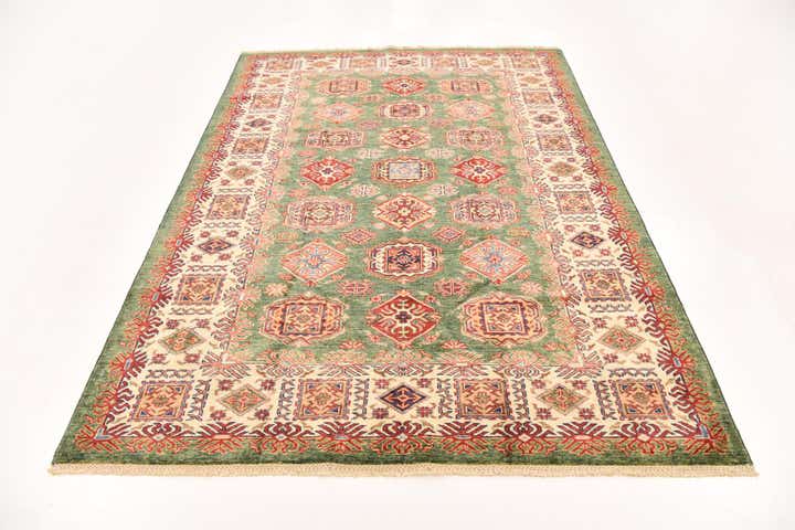 5' 8 x 7' 10 Hand Knotted Kazak Oriental Rug