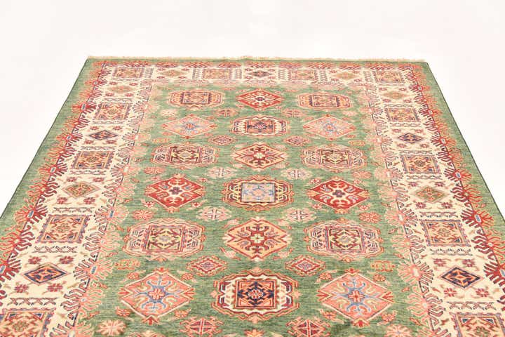 5' 8 x 7' 10 Hand Knotted Kazak Oriental Rug