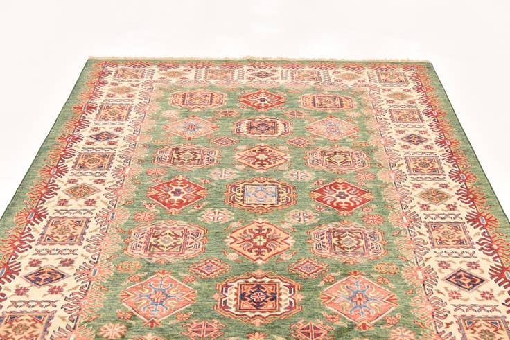 Detail image of 5' 8 x 7' 10 Hand Knotted Kazak Oriental Rug
