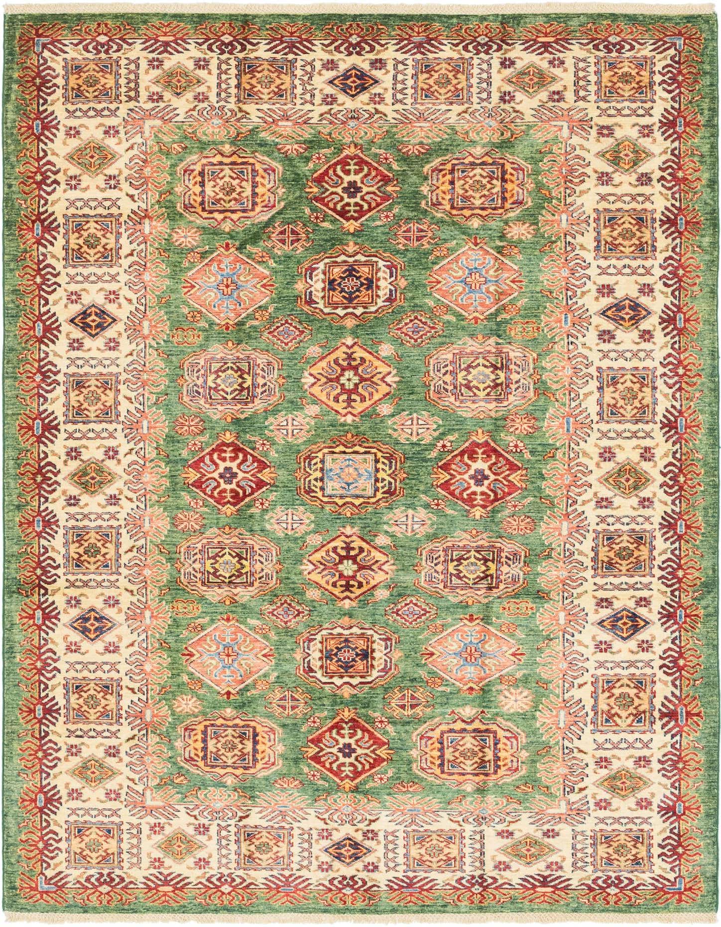 5' 8 x 7' 10 Hand Knotted Kazak Oriental Rug