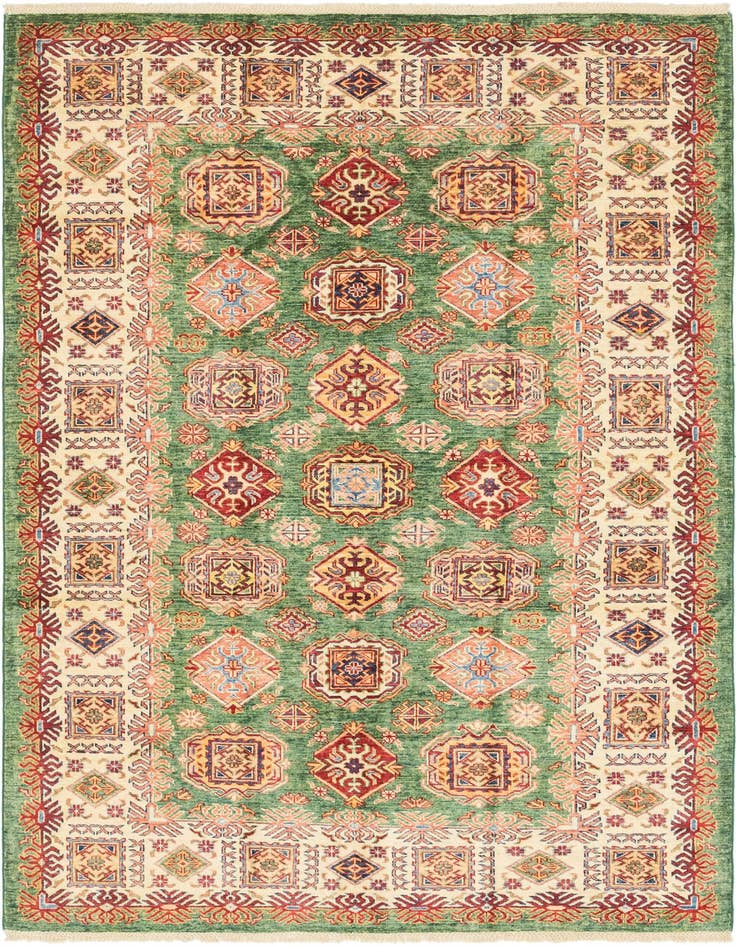 Detail image of 5' 8 x 7' 10 Hand Knotted Kazak Oriental Rug