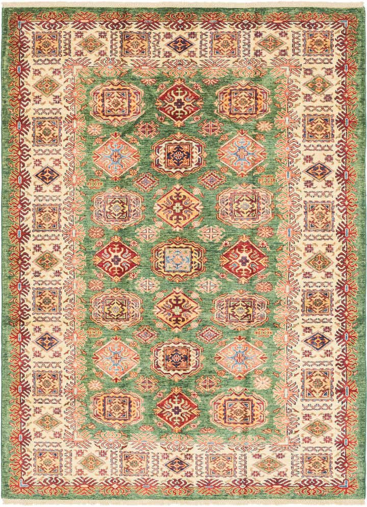 5' 8 x 7' 10 Hand Knotted Kazak Oriental Rug