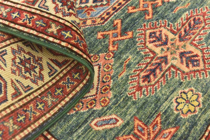 3' 3 x 5' Hand Knotted Kazak Oriental Rug