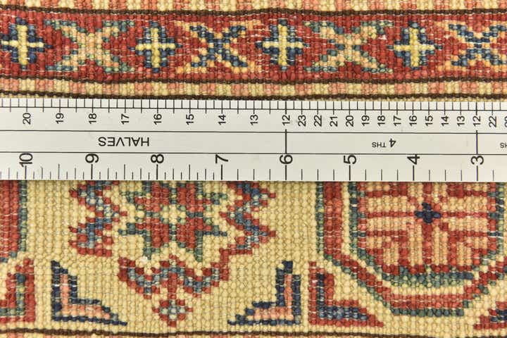 3' 3 x 5' Hand Knotted Kazak Oriental Rug