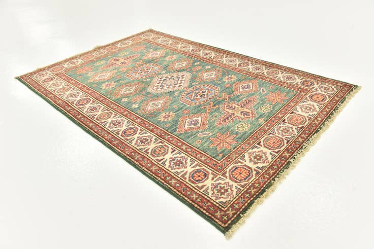 Detail image of 3' 3 x 5' Hand Knotted Kazak Oriental Rug