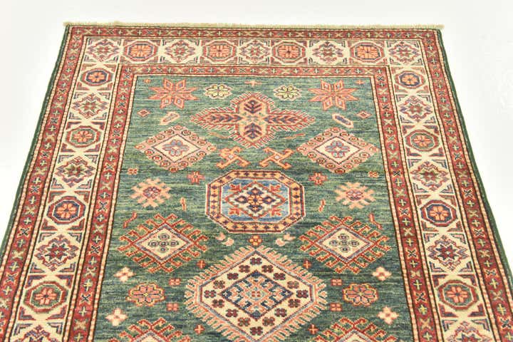 3' 3 x 5' Hand Knotted Kazak Oriental Rug