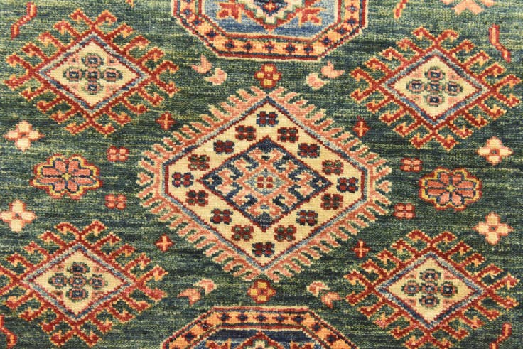 Detail image of 3' 3 x 5' Hand Knotted Kazak Oriental Rug