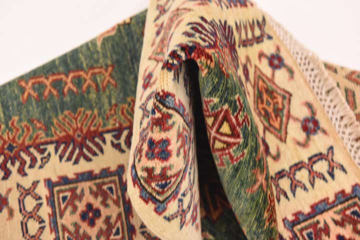 3' 3 x 4' 10 Hand Knotted Kazak Oriental Rug