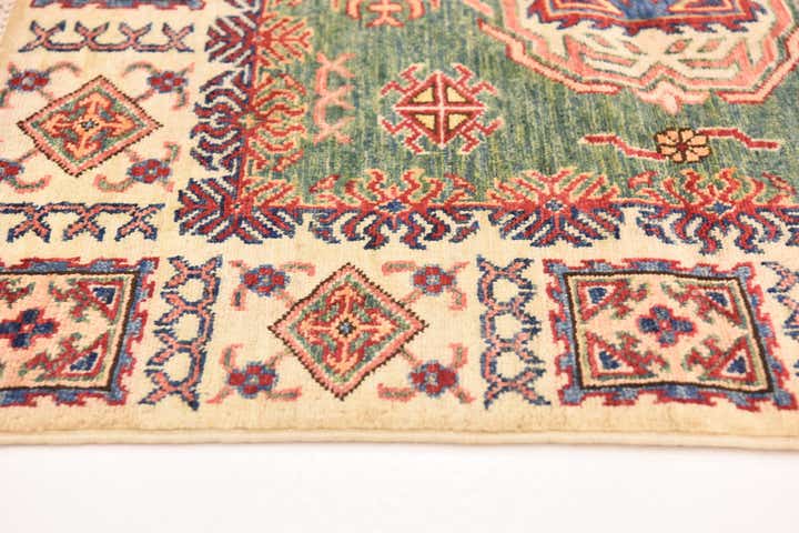3' 3 x 4' 10 Hand Knotted Kazak Oriental Rug
