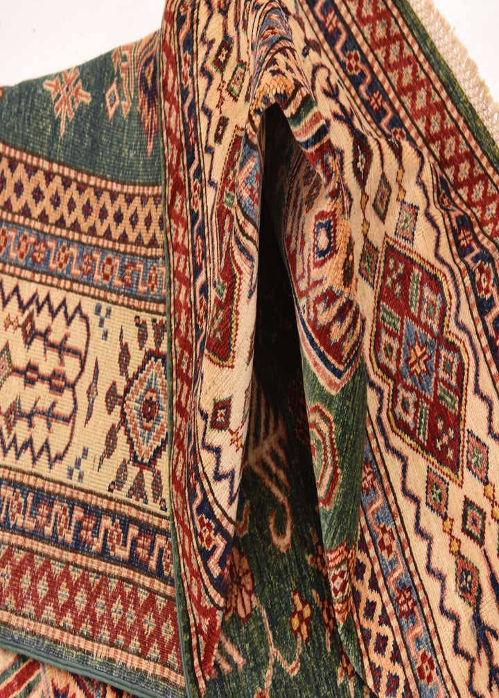 6' 8 x 9' 5 Hand Knotted Kazak Oriental Rug