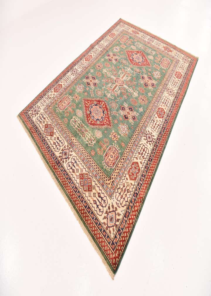 6' 8 x 9' 5 Hand Knotted Kazak Oriental Rug