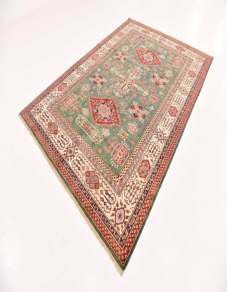 Detail image of 6' 8 x 9' 5 Hand Knotted Kazak Oriental Rug